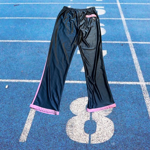 Women's Puma Wide Leg Track Pants, M - Picture 2 of 4